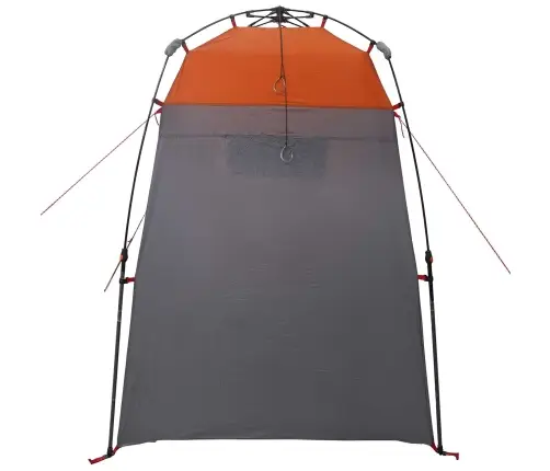 Dušas Telts Pelēka Un Oranža 160 X 160 X 227 Cm Tērauds Vidaxl