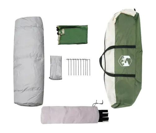 Instant Telts Ar Lietussargu 3-Personām Ar Ātru Atbrīvošanu Vidaxl