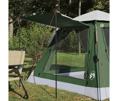 Instant Telts Ar Lietussargu 3-Personām Ar Ātru Atbrīvošanu Vidaxl