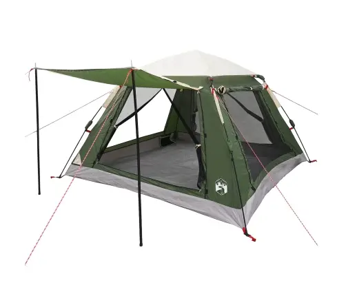 Instant Telts Ar Lietussargu 3-Personām Ar Ātru Atbrīvošanu Vidaxl