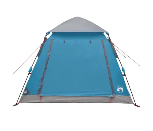 Instant Telk Vihmakattega 3-Inimesele Kiire Vabastamine Sinine