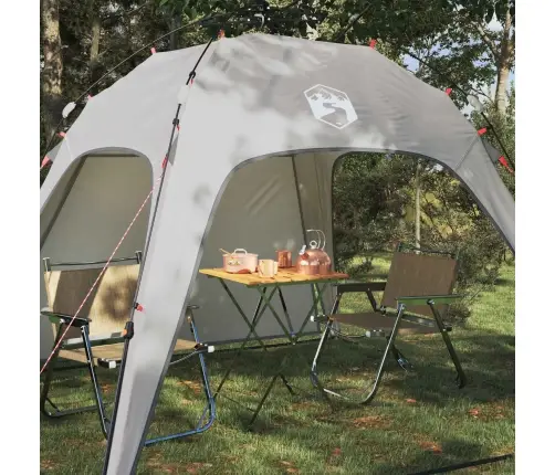 Momentāna Telts Pelēka 260 X 260 X 185 Cm Tērauds Vidaxl