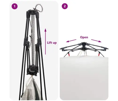 Momentāna Telts Pelēka 260 X 260 X 185 Cm Tērauds Vidaxl