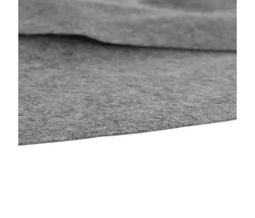 Baseina Grīdas Lapa Gaiši Pelēks Ø610 Cm Neaugu Šķiedra Apaļa Vidaxl