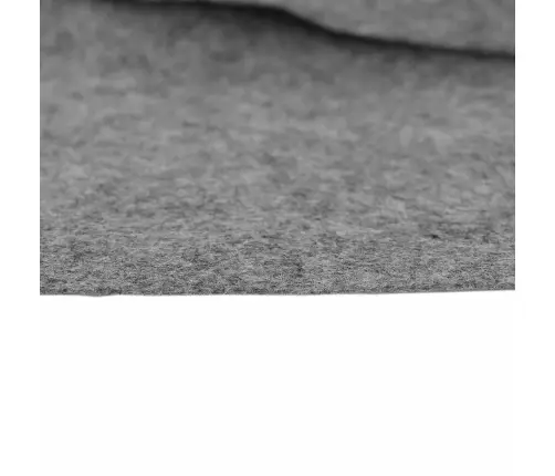 Baseina Grīdas Lapa Gaiši Pelēks Ø610 Cm Neaugu Šķiedra Apaļa Vidaxl