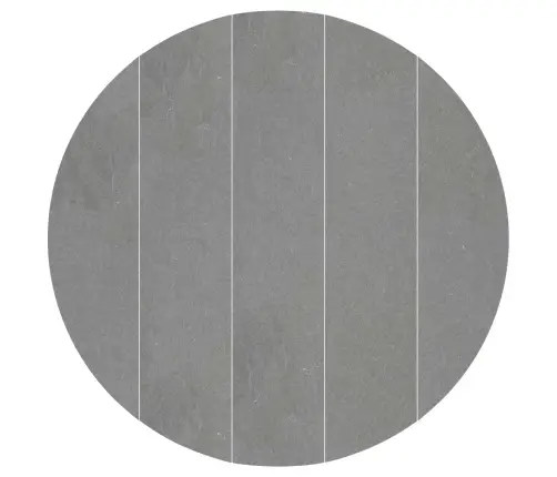 Baseina Grīdas Lapa Gaiši Pelēks Ø610 Cm Neaugu Šķiedra Apaļa Vidaxl