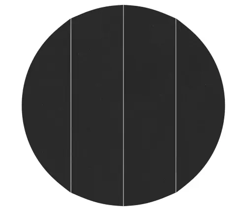 Baseina Grīdas Audums Melns Ø 428 Cm, Neaugošs Un Apaļš. Vidaxl