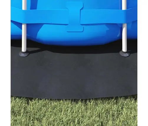 Baseino Dugno Plėvelė Juoda Ø 366 Cm Nekintantis Audinys