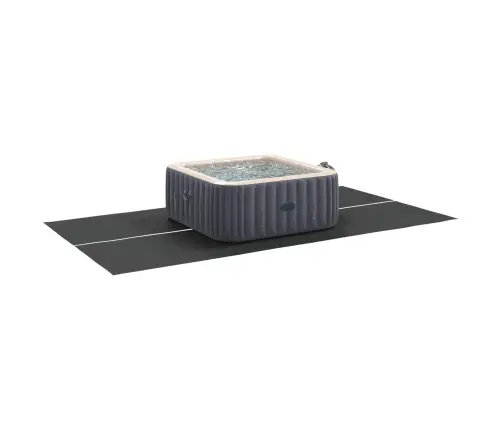 Taisnstūra Baseinu Pārsegs Melns Plastmasa 420 X 220 Cm Vidaxl