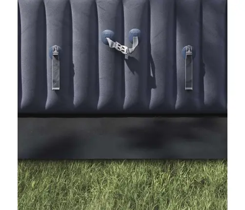 Taisnstūra Baseinu Pārsegs Melns Pvc 750 X 372 Cm Ūdensizturīgs Vidaxl