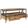 Kohvilaud With Drawer Vana Puit 100 X 51 X 45 Cm Tehispuit Kohvilaud With Drawer Vana Puit 100 X 51 X 45 Cm Tehispuit