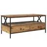 Kohvilaud With Drawer Vana Puit 100 X 51 X 45 Cm Tehispuit Kohvilaud With Drawer Vana Puit 100 X 51 X 45 Cm Tehispuit