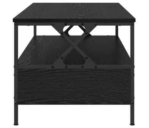 Kafijas Galdiņš Melns Ozols 100 X 51 X 45 Cm Inženierijas Koks Vidaxl