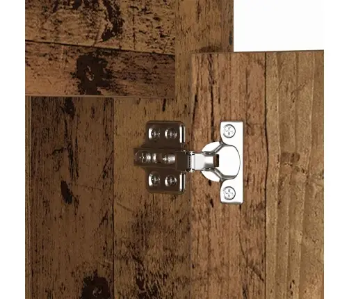 Led Naktsgaldiņš Ar Atvilktni 2 Pcs Vecs Koks 38 X 34 X 61 Cm Vidaxl