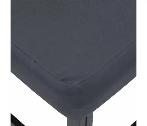 Dārza Dīvānu Komplekts 4 Pcs Melna 213 X 143 X 71 Cm Alumīnijs Vidaxl