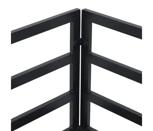 Dārza Dīvānu Komplekts 4 Pcs Melna 213 X 143 X 71 Cm Alumīnijs Vidaxl