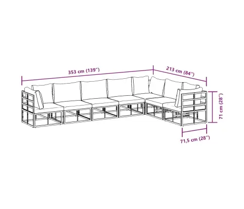 Aia Diivanikomplekt Padjaga 7 Pcs