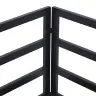 Dārza Dīvānu Komplekts 11 Pcs Melna 70 X 70 X 32 Cm Alumīnijs Vidaxl