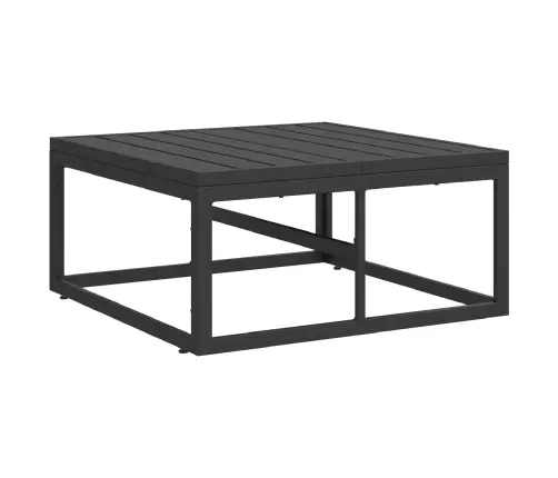 Dārza Dīvānu Komplekts 11 Pcs Melna 70 X 70 X 32 Cm Alumīnijs Vidaxl
