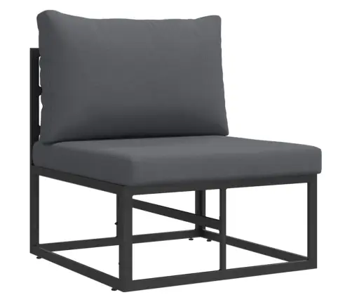 Aia Diivanikomplekt Padjaga 12 Pcs Must Alumiinium