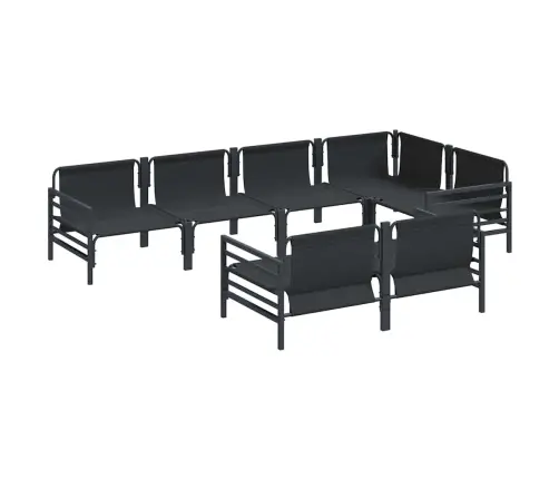 Dārza Dīvānu Komplekts 7 Pcs Antracīta 320 X 160 X 71 Cm Vidaxl Dārza Dīvānu Komplekts 7 Pcs Antracīta 320 X 160 X 71 Cm Vidaxl