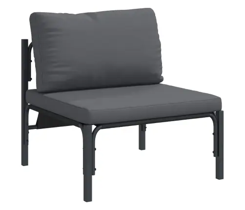 Dārza Dīvānu Komplekts 5 Pcs Antracīta Tērauds Vidaxl