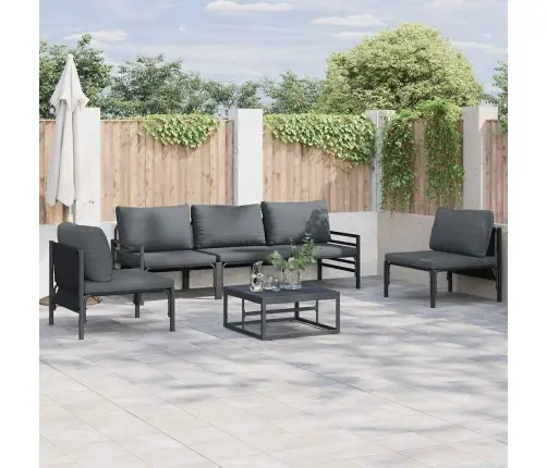 Aia Diivanikomplekt Padjaga 6 Pcs Must Teras