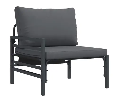 Dārza Dīvānu Komplekts 7 Pcs Antracīta Tērauds Vidaxl