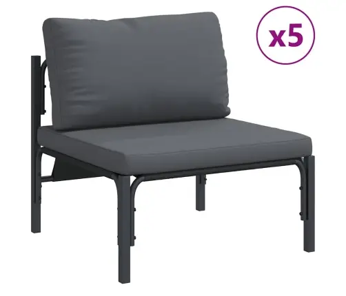 Aia Diivanikomplekt Padjaga 7 Pcs Must Teras