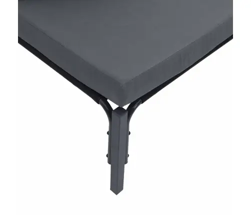 Dārza Dīvānu Komplekts 9 Pcs Antracīta Tērauds Vidaxl