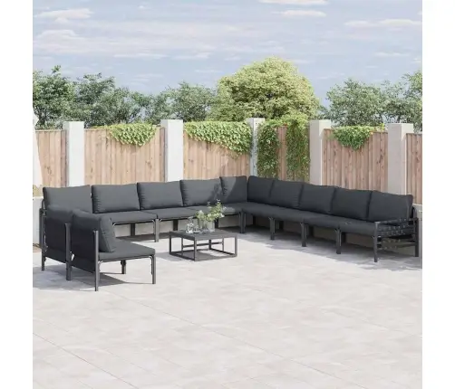 Aia Diivanikomplekt Padjaga 11 Pcs Must Teras