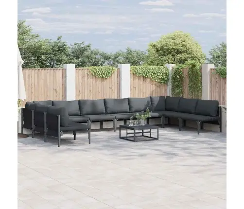 Aia Diivanikomplekt Padjaga 11 Pcs Must Teras