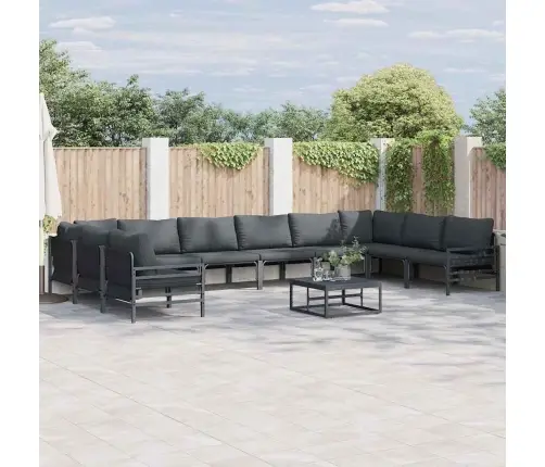 Aia Diivanikomplekt Padjaga 11 Pcs Must Teras