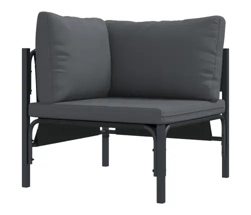 Dārza Dīvānu Komplekts 13 Pcs Antracīta Tērauds Vidaxl