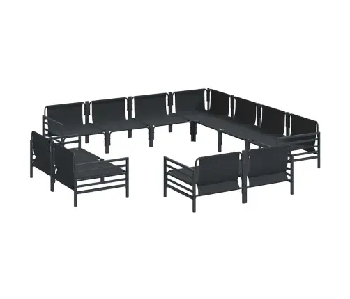 Aia Diivanikomplekt Padjaga 11 Pcs Must Teras