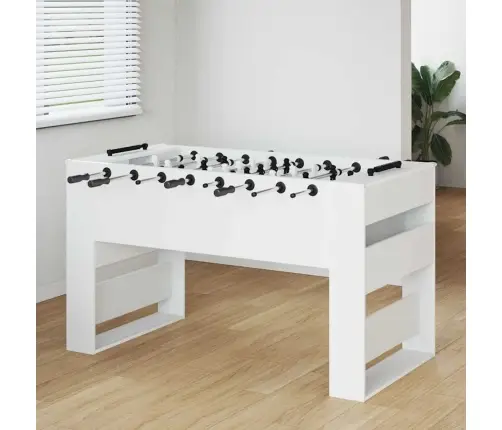 Futbola Galds 2 Pcs Balts 146,5 X 74 X 85 Cm Inženierijas Koks Vidaxl