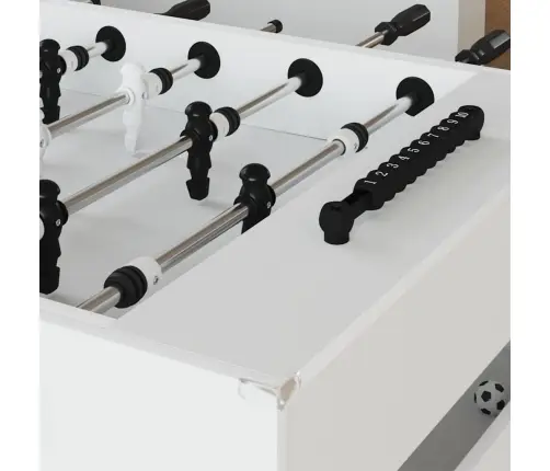 Futbola Galds 2 Pcs Balts 146,5 X 74 X 85 Cm Inženierijas Koks Vidaxl