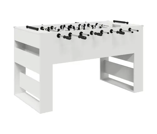 Futbola Galds 2 Pcs Balts 146,5 X 74 X 85 Cm Inženierijas Koks Vidaxl