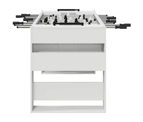 Futbola Galds 2 Pcs Balts 146,5 X 74 X 85 Cm Inženierijas Koks Vidaxl