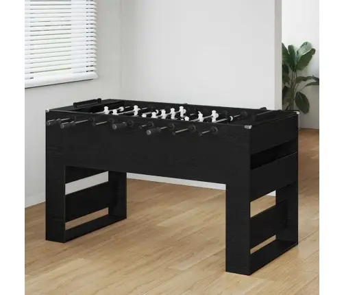 Jalgpalli Laud Must Tamm 146,5 X 74 X 85 Cm Tehispuit