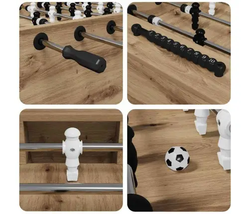 Jalgpalli Laud 2 Pcs Käsitööpuu 146,5 X 74 X 85 Cm Tehispuit