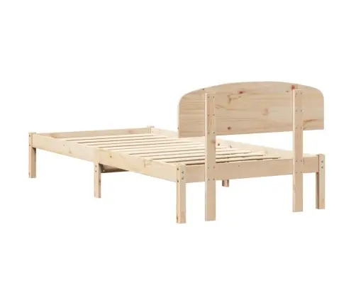 Lovos Rėmas Natūrali 100 X 200 Cm Kietos Pušies Mediena