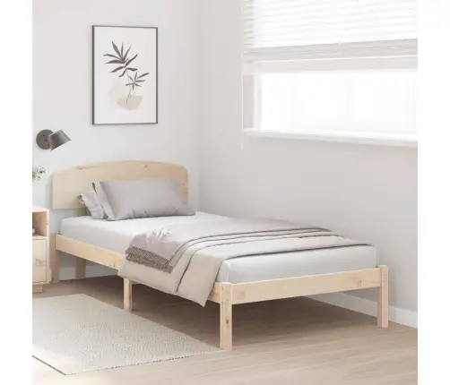 Lovos Rėmas Natūrali 80 X 200 Cm Kietos Pušies Mediena