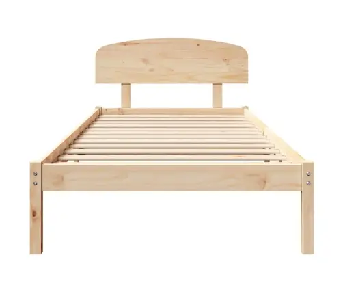 Lovos Rėmas Natūrali 80 X 200 Cm Kietos Pušies Mediena