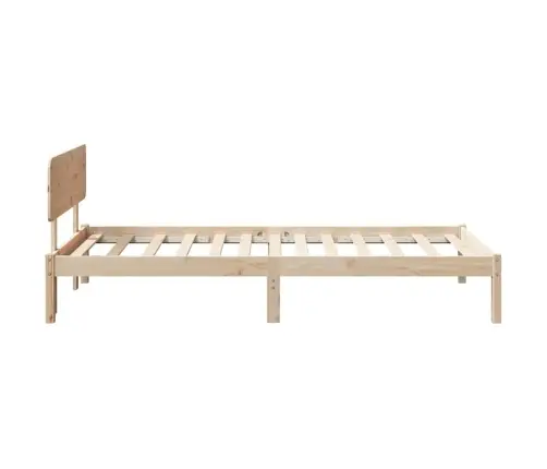 Lovos Rėmas Natūrali 90 X 200 Cm Kietos Pušies Mediena