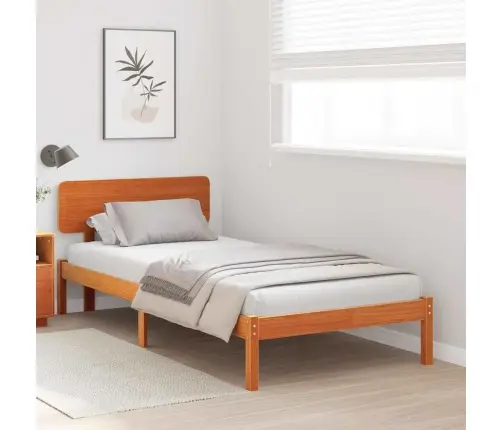 Lovos Rėmas Vaško Ruda 80 X 200 Cm Kietos Pušies Mediena