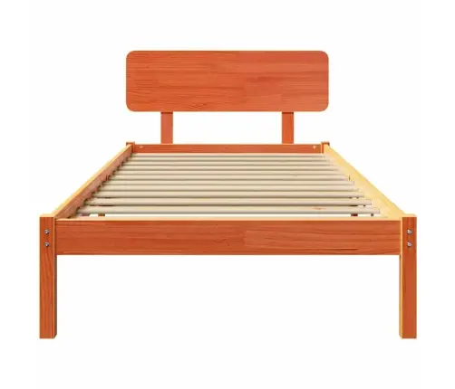 Lovos Rėmas Vaško Ruda 80 X 200 Cm Kietos Pušies Mediena