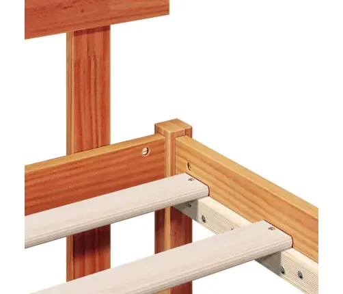 Lovos Rėmas Ruda 75 X 190 Cm Pušies Medienos Masyvas