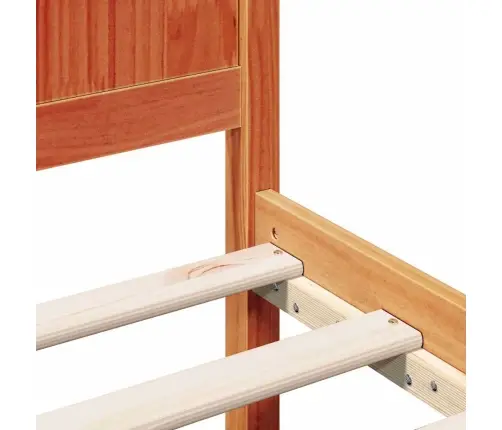 Voodi Raam Pruun 150 X 200 Cm Männipuit