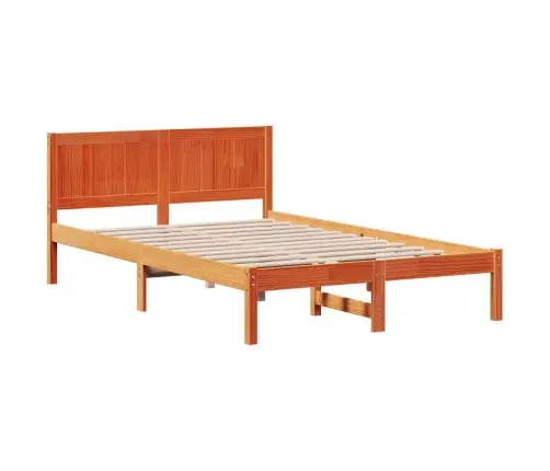 Vaskota Brūna Gultas Rāmis Vaskota Brūna Masīvkoks 120 X 200 Cm Vidaxl